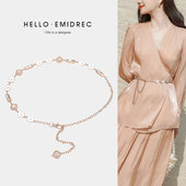 腰链配饰女珍珠链条腰带装 金属 饰连衣裙收腰配裙子高级感2025新款