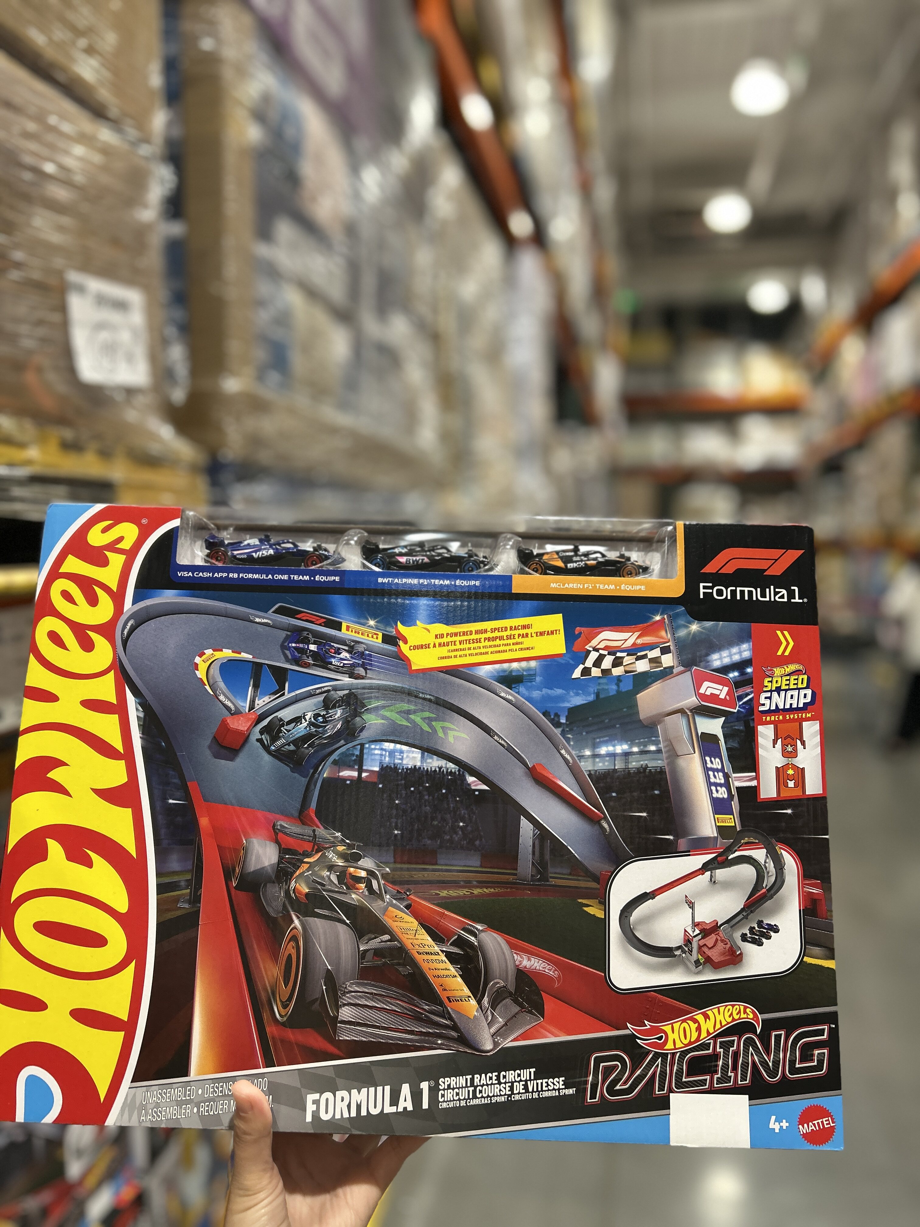 上海Costco代风火轮轨道套装F1无限/比赛模式1:64儿童玩具礼物