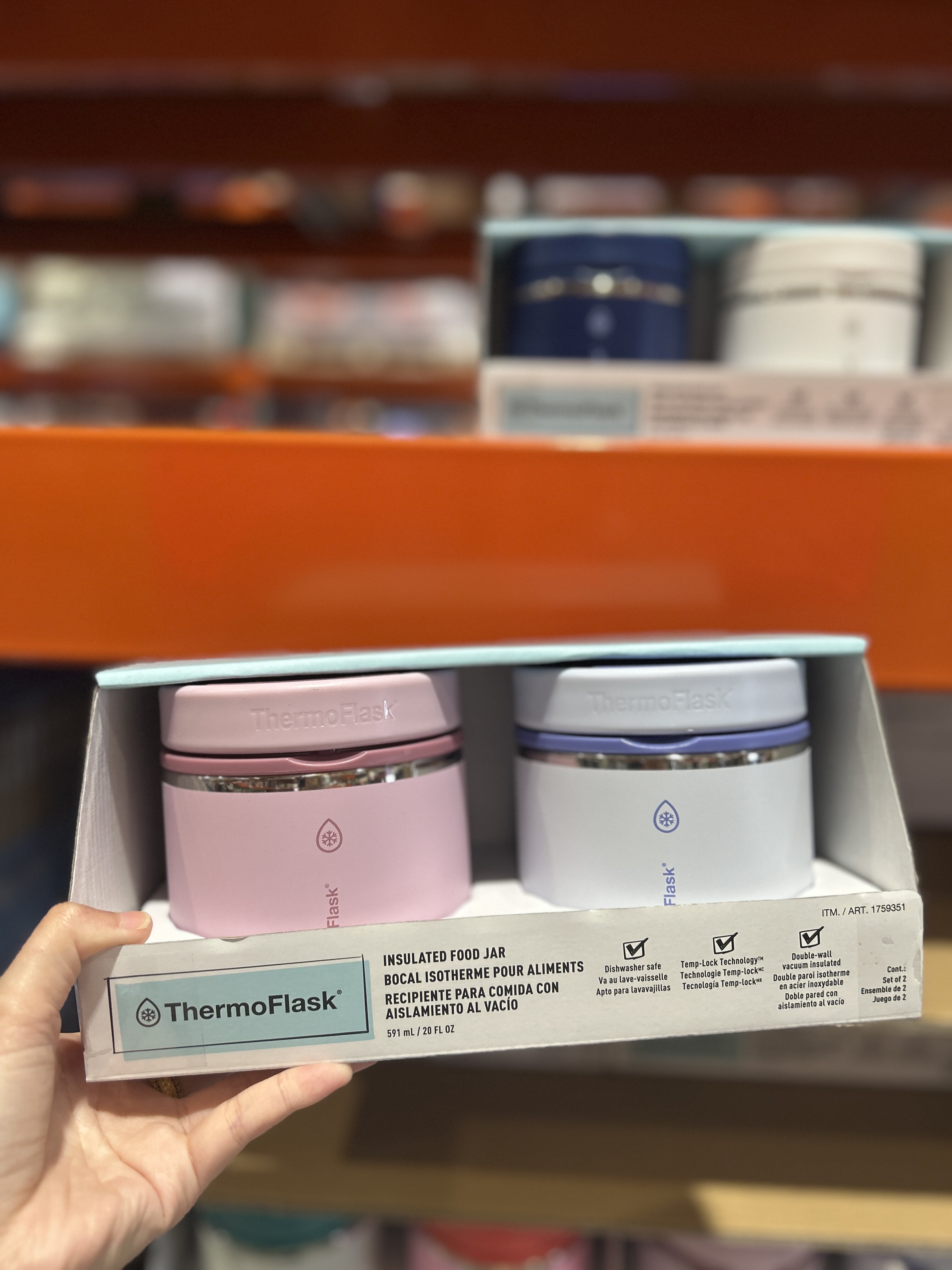 Costco开市客代购Thermoflask家用304不锈钢食物保温罐591ml