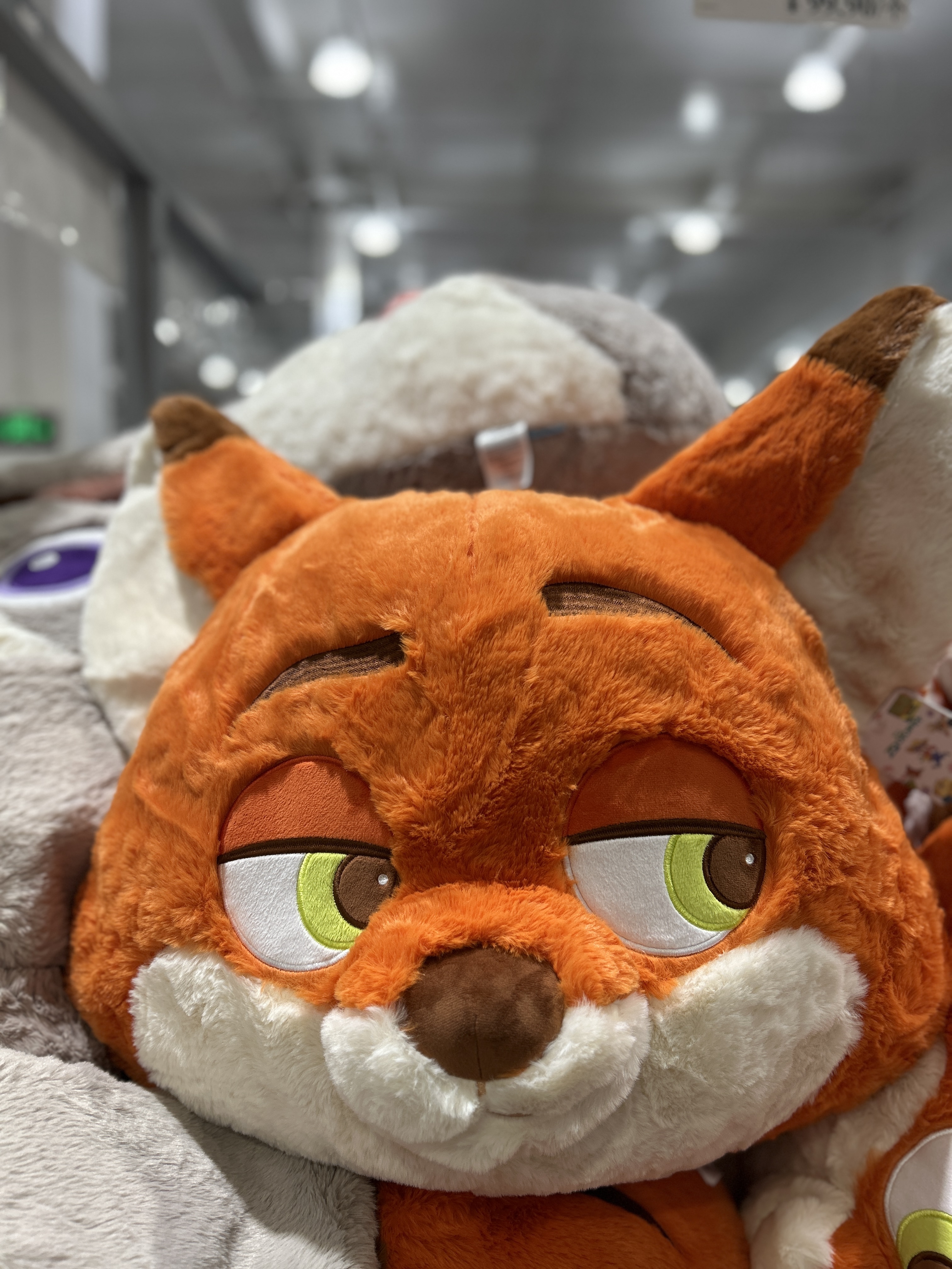 开市客迪士尼疯狂动物城朱迪尼克毛绒玩具公仔玩偶