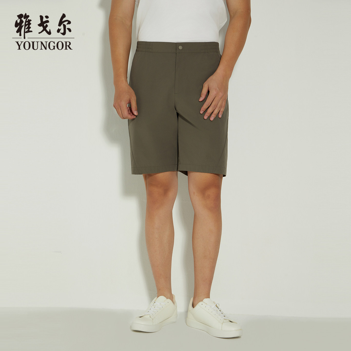 【商场同款】雅戈尔男士短裤夏季新款官方商务休闲舒适凉爽短裤男