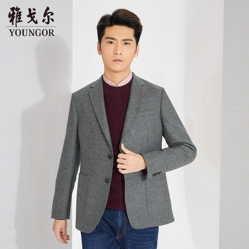 【商场同款】雅戈尔男士西服秋冬官方商务休闲西装外套男s2331