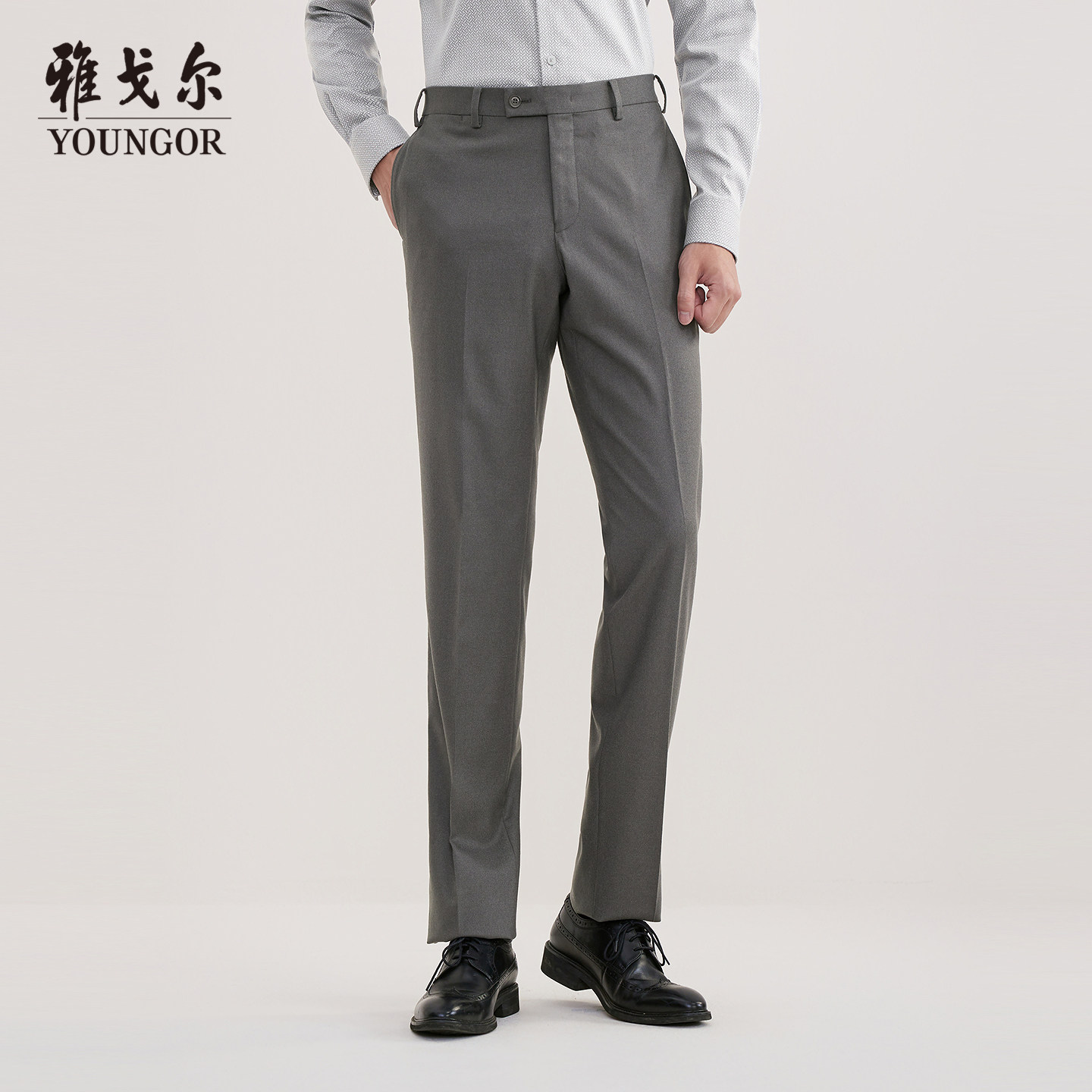 【商场同款】雅戈尔男士西裤秋冬新款官方商务休闲上班穿西裤男