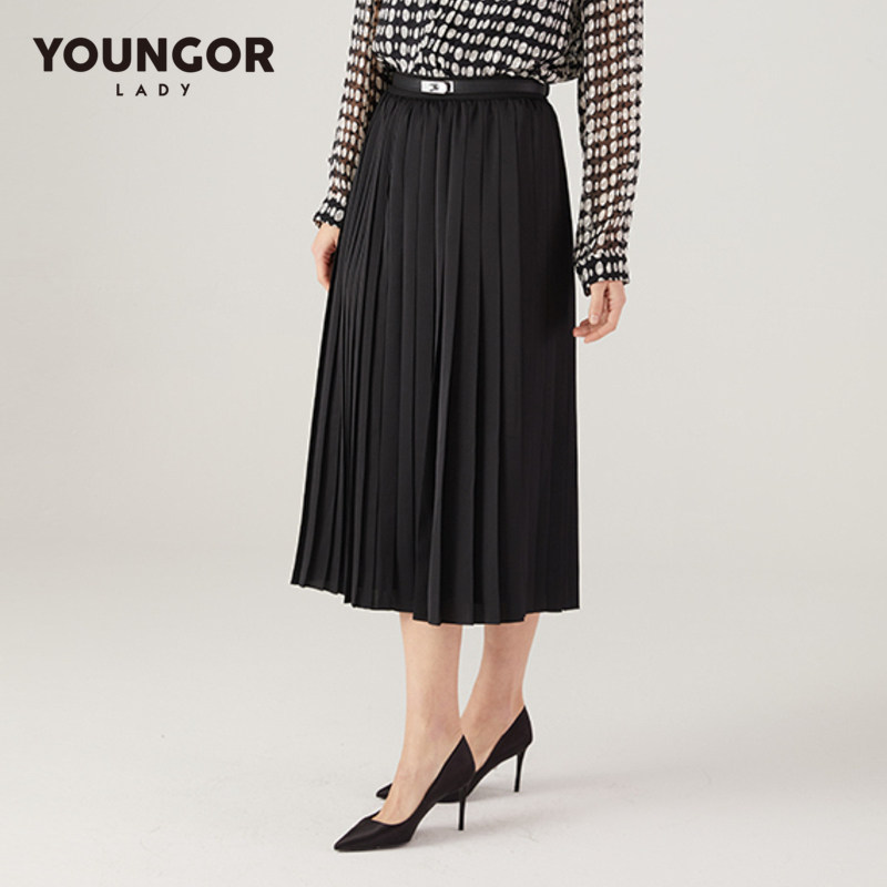 雅戈尔lady女士半身裙春季新款A版百褶高腰半身裙中长款裙子1997在类目 女装/女士精品, 半身裙中 - 来自Buy2taobao.com提供专业的淘宝代购服务