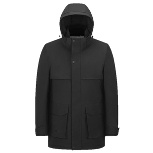 雅戈尔男士羽绒服25秋冬新款鹅绒长款加厚保暖可拆卸连帽工装外套