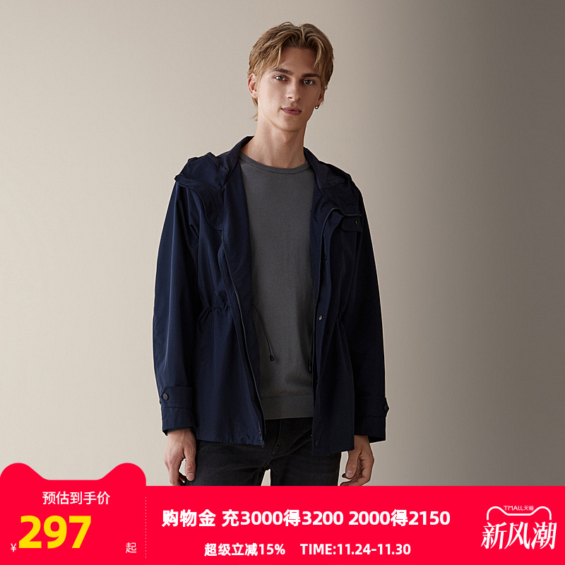 帽子抽绳设计，休闲百搭