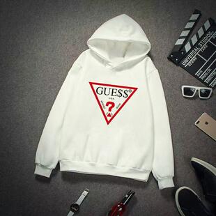 连帽衫 2024年新款 休闲秋冬新款 男式 外套 guess印花时尚