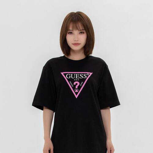 GUESS半高领原创款短袖高档时尚百搭舒适