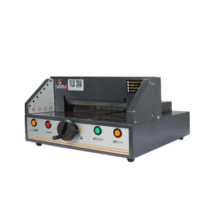 电动切纸机图文a4裁切刀重型手动裁纸刀小型标书裁纸机台式切纸刀书本桌面式裁切机不干胶切割机宝预MQ-330H