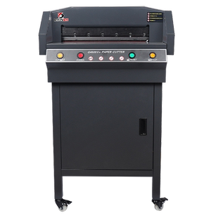 宝预新款G4505V+电动切纸机带轮子静音自动裁纸机书本裁切机小型书本标书裁纸刀切纸刀切纸器图文办公裁切机