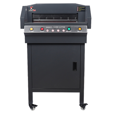 宝预G4505V+电动切纸机带轮子