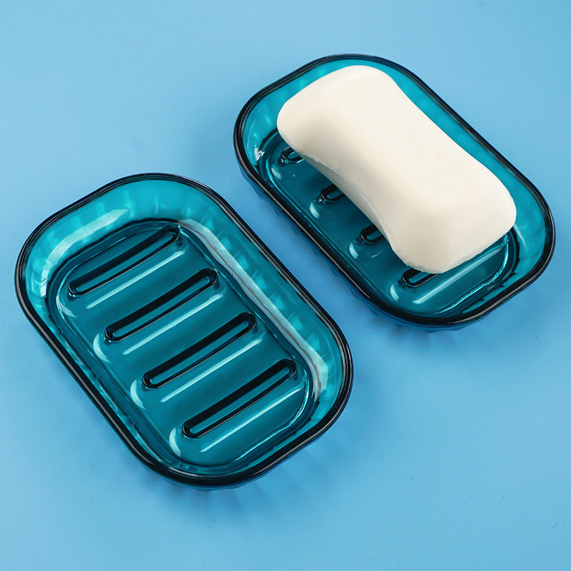 进口洗漱套装天蓝色香皂盒