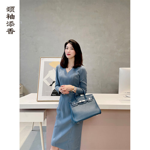 修身包臀职业OL连衣裙