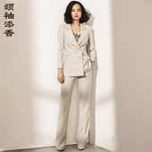 气质OL职业小西装 颈袖 女高端总裁时尚 职业套装 添香秋新款