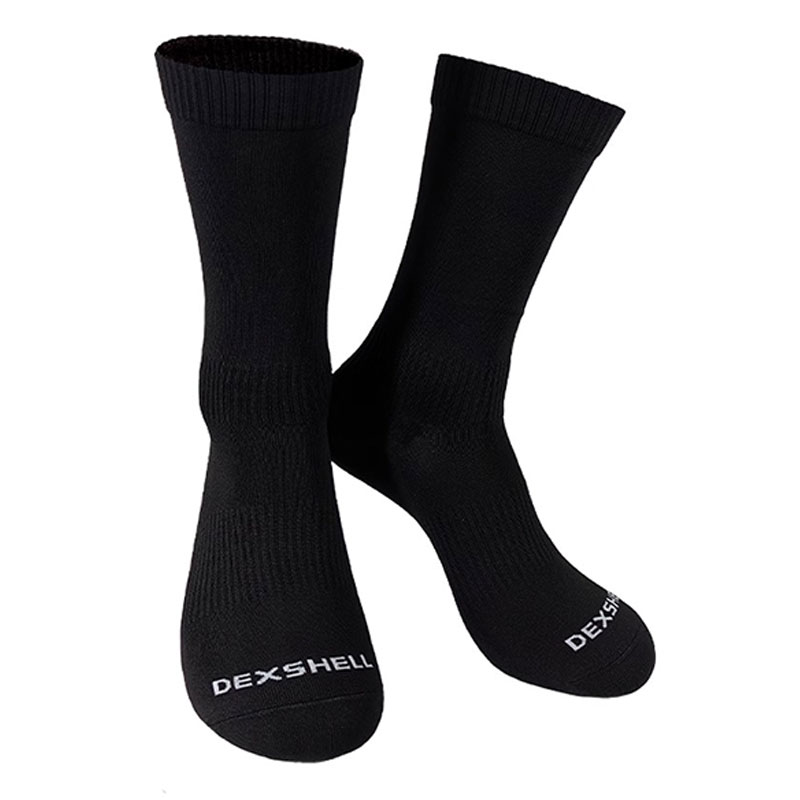 DexShell戴适四季通用运动户外袜男女透气中筒衬袜TS12301BLK