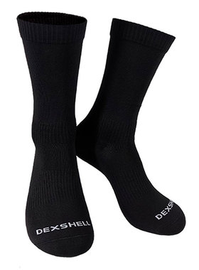 DexShell戴适四季通用运动户外袜男女透气中筒衬袜TS12301BLK