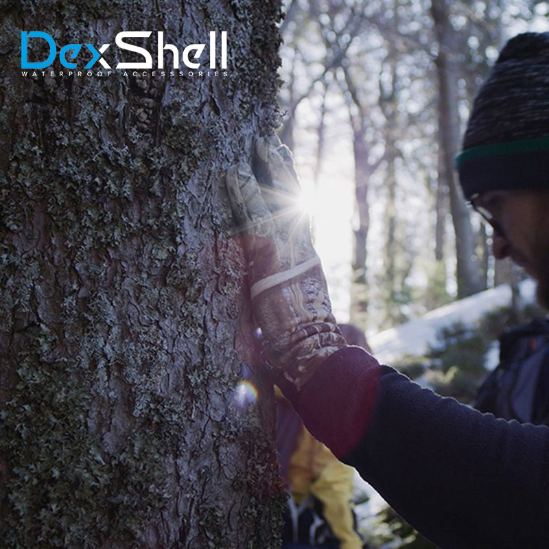 戴适DexShell迷彩防水速干透气透湿狩猎户外羊毛触屏手套DG9946