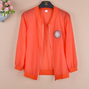 雪纺小外套女装2026夏季新款休闲百搭夹克工装棒球服防晒衣薄上衣