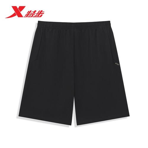 特步男冰丝五分裤夏季丝感棉