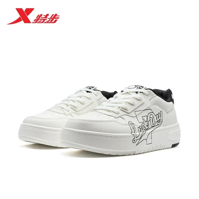 特步千层鞋男春季增高百搭板鞋