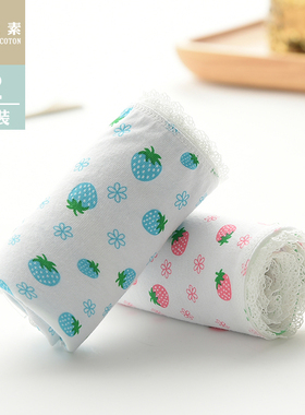 棉元素女棉女性中低腰全棉女士三角纯棉LM533纯棉内裤女100纯棉