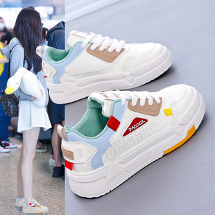 2026春秋季 女小白鞋 新款 轻便韩版 韩国潮鞋 百搭防滑板鞋 软底运动鞋