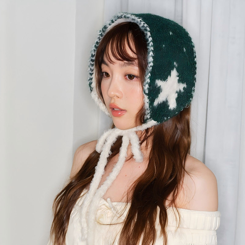 香港潮牌 25年冬季新款韩版高品质星星针织毛茸茸耳罩双面戴耳捂,服饰配件/皮带/帽子/围巾,帽子,淘宝优惠券,粉丝福利购,淘宝优惠卷