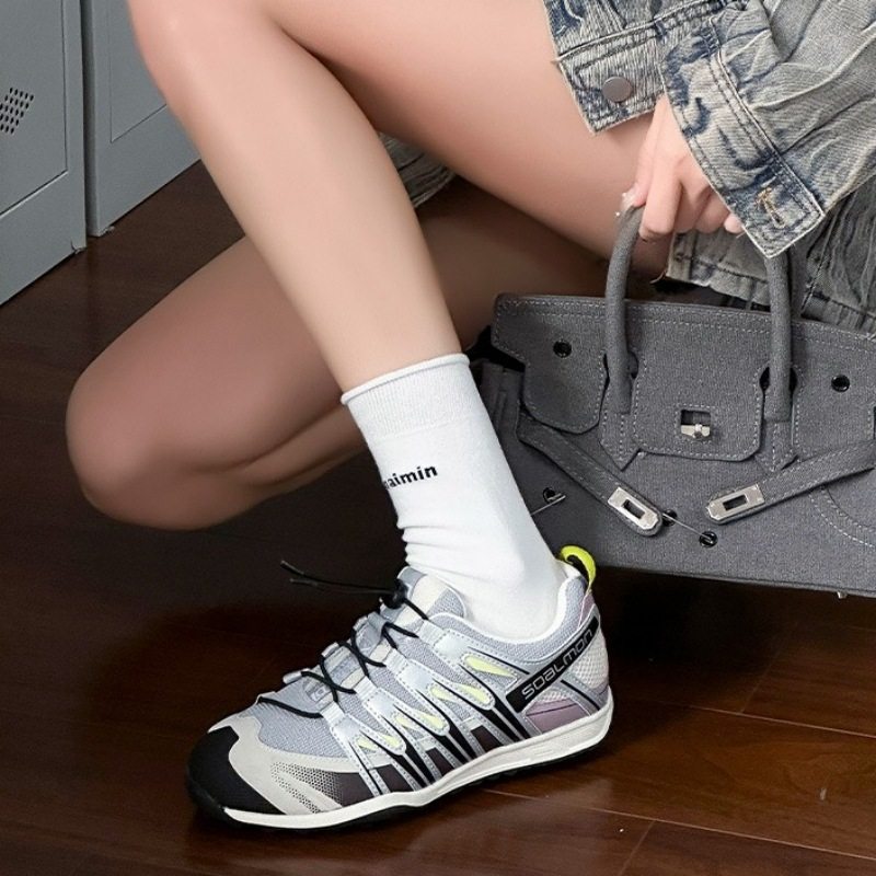 香港潮牌2025年春夏户外登山鞋女轻便透气慢跑运动鞋百搭厚底松紧,女鞋,老爹鞋,淘宝优惠券,粉丝福利购,淘宝优惠卷