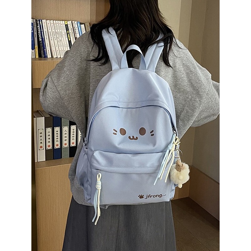 韩国明星同款日系可爱学生书包女背包初高中大学生上课通勤清新轻