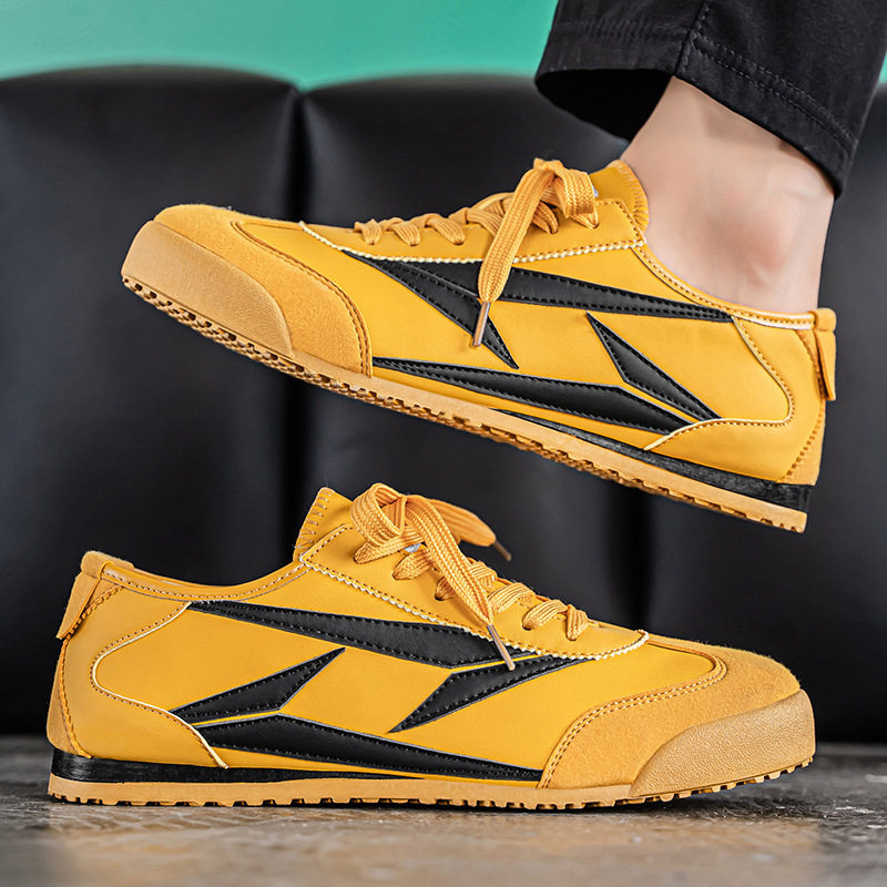 香港潮牌休闲男鞋2025秋季新款透气防滑复古运动百搭阿甘鞋子四季,流行男鞋,德训鞋,淘宝优惠券,粉丝福利购,淘宝优惠卷