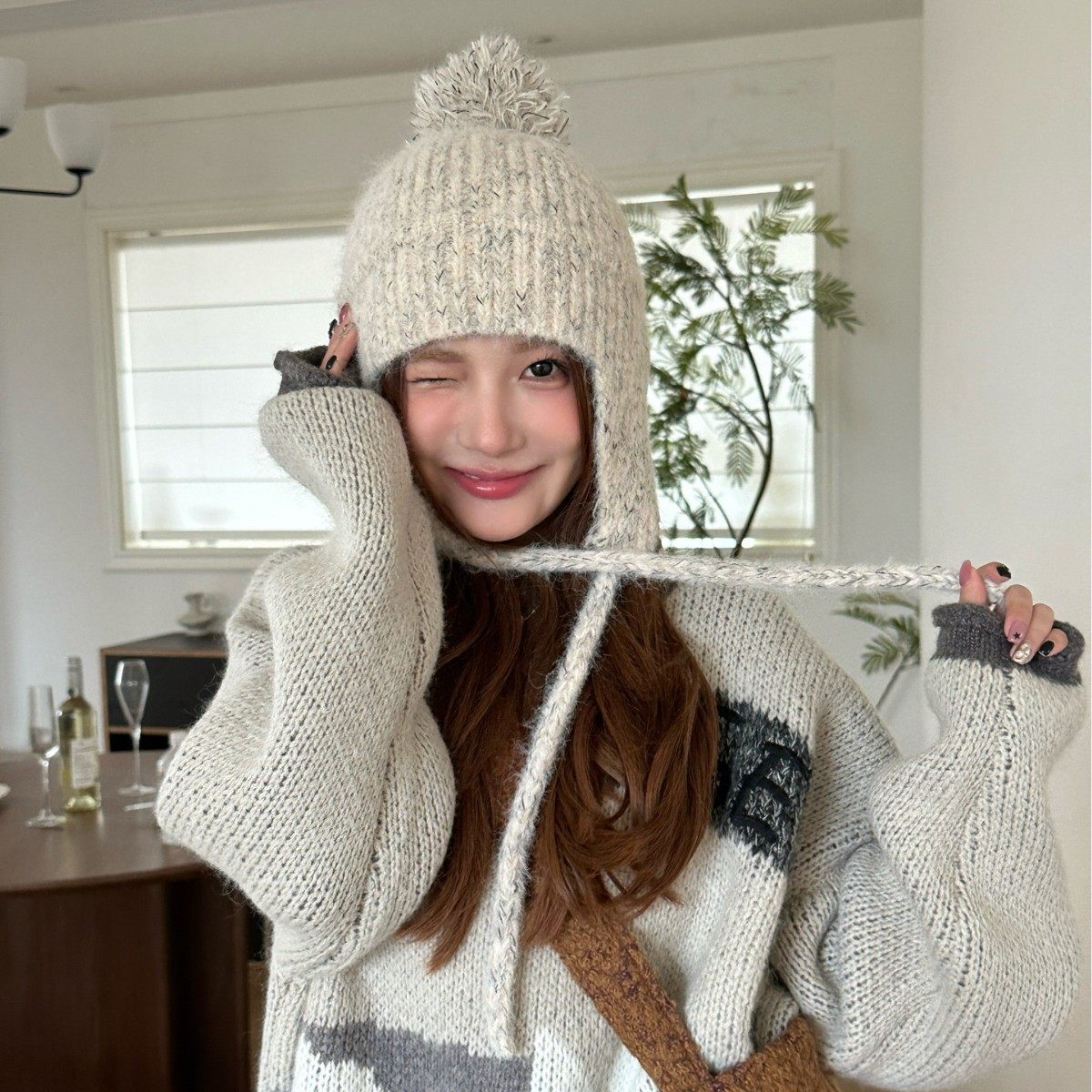 香港潮牌 25年秋冬新款实拍护耳羊毛帽子女加厚保暖毛线帽雷锋帽,服饰配件/皮带/帽子/围巾,帽子,淘宝优惠券,粉丝福利购,淘宝优惠卷