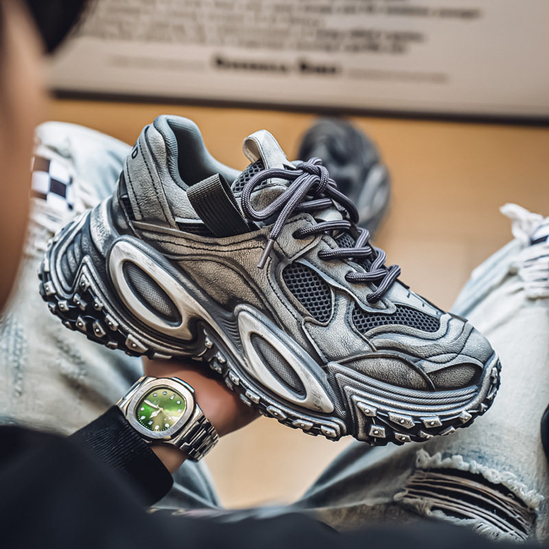 香港潮牌春夏季大码莆田男鞋46透气网面老爹鞋休闲运动鞋加宽加肥,流行男鞋,老爹鞋,淘宝优惠券,粉丝福利购,淘宝优惠卷