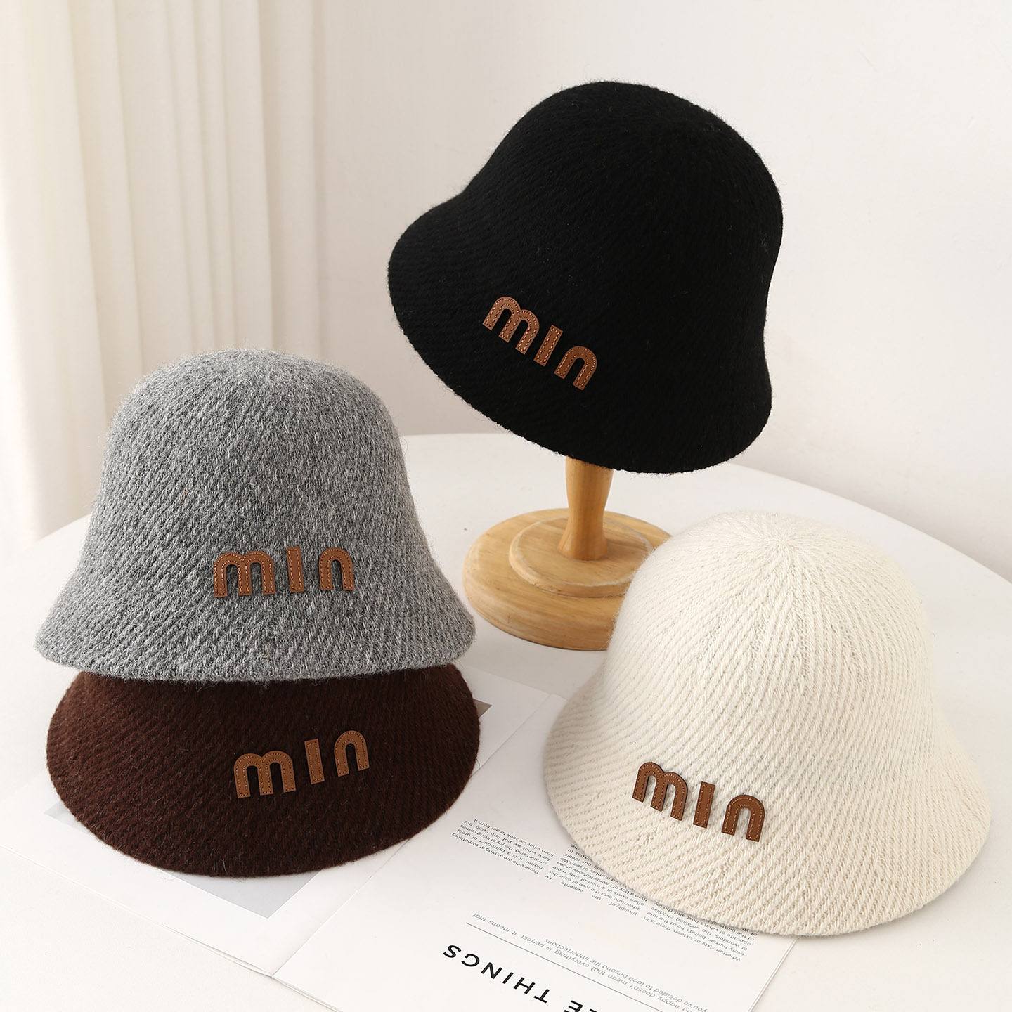 香港潮牌秋冬新款兔毛线帽女防寒加厚保暖针织帽百搭显脸小冷帽潮,服饰配件/皮带/帽子/围巾,帽子,淘宝优惠券,粉丝福利购,淘宝优惠卷