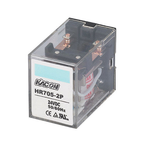 韩国品牌 凯昆KACON 继电器 HR705-2P 24V 双触点继电器