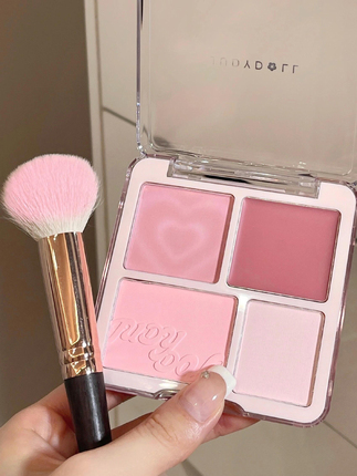 Judydoll Orange Blossom Blush Palette Four Colors Expanding Color Highlight All-In-One Shrinking Pink 2026 New Hot-Selling Combination