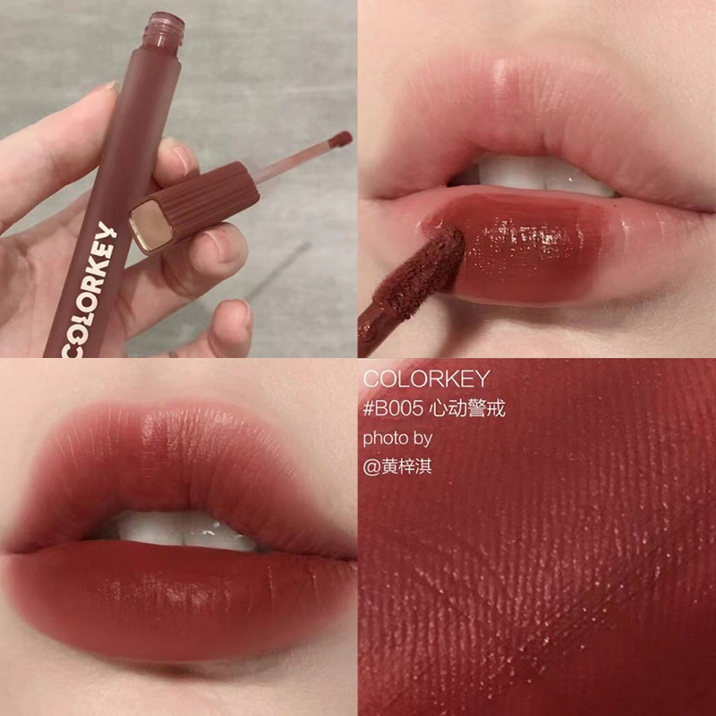 李佳琦colorkey珂拉琪空气唇釉哆啦a梦镜面口红colourkey小众品牌