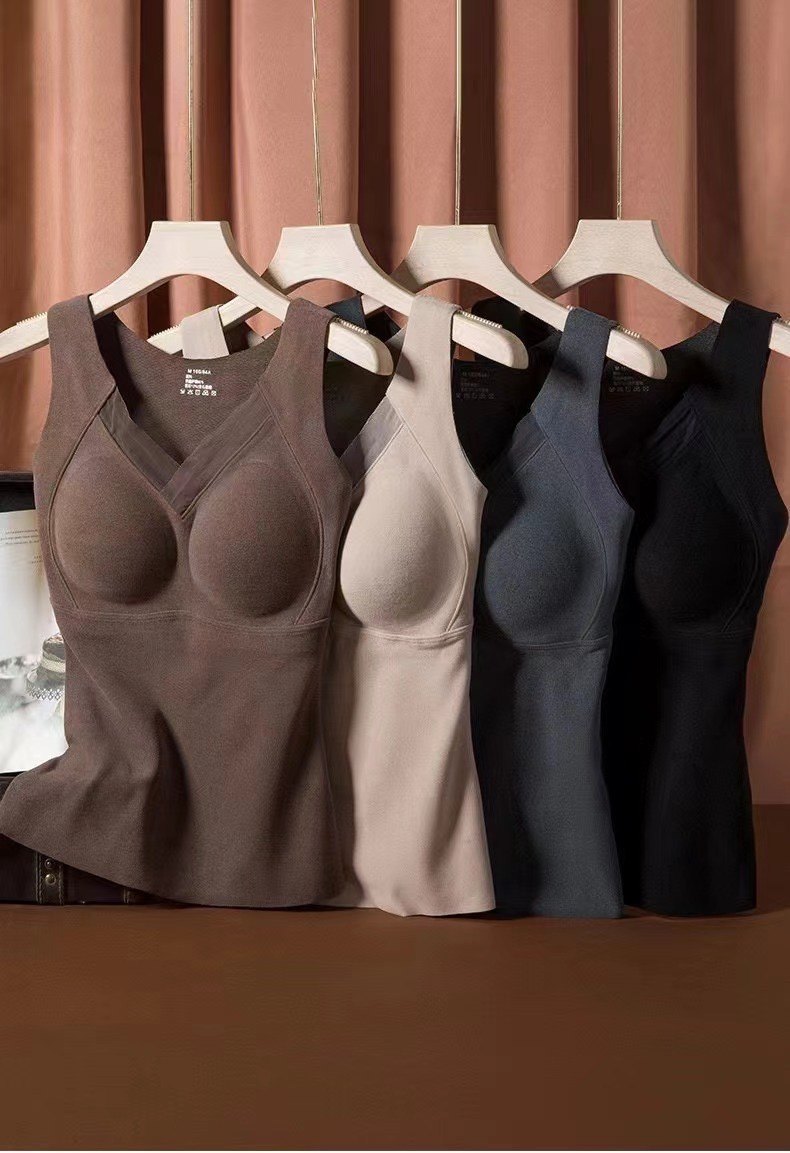 8803石墨烯保暖背心一体月牙杯,女士内衣/男士内衣/家居服,保暖背心,淘宝优惠券,粉丝福利购,淘宝优惠卷