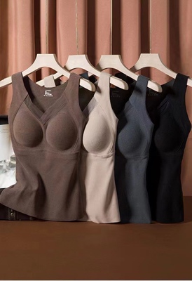 8803石墨烯保暖背心一体月牙杯