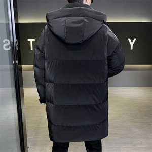店主风2024冬季新款羽绒服男长款加厚标90%白鸭绒外套2329-P295图片