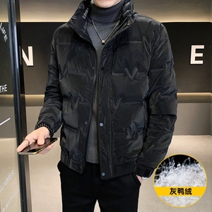 店主风冬季羽绒服男短款立领标50绒羽绒外套8707--TP120图片