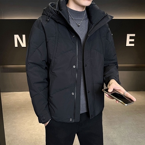 数据款不断货2025冬季新款羽绒服男短款连帽加厚外套8172--P210图片