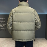 店主风2024冬季主推羽绒服男短款立领标绒外套8869--P165，男装羽绒服，电商D238