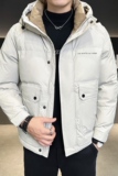店主风2024冬季新款羽绒服男短款连帽加厚工装羽绒外套2489--P165，男装羽绒服，电商D238
