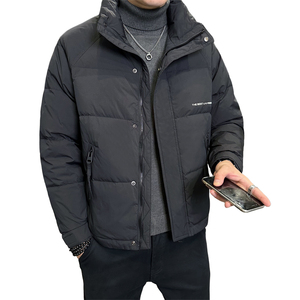 店主风2024冬季新款羽绒服男短款立领白鸭绒羽绒外套28806-P165图片
