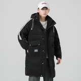 标50绒2025冬季羽绒服男中长款加厚宽松羽绒外套2429--P195，男装羽绒服，电商D238