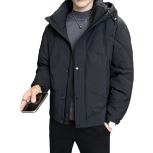 数据款不断货2025冬季新款羽绒服男短款连帽加厚外套8172--P210图片