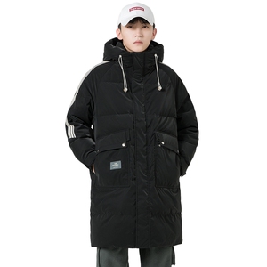 2024冬季新款羽绒服男中长款加厚标90%白鸭绒宽松外套2329-P295图片