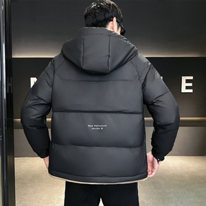 2024冬季新款羽绒服男短款连帽加厚工装羽绒外套2488--P165图片