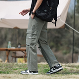 2025夏季新款休闲裤男阔腿户外工装裤薄款透气防水裤子620--P40，商品下架区，电商D238