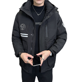 店主风2024冬季新款羽绒服男加厚连帽工装户外冲锋衣8073--P195，男装羽绒服，电商D238